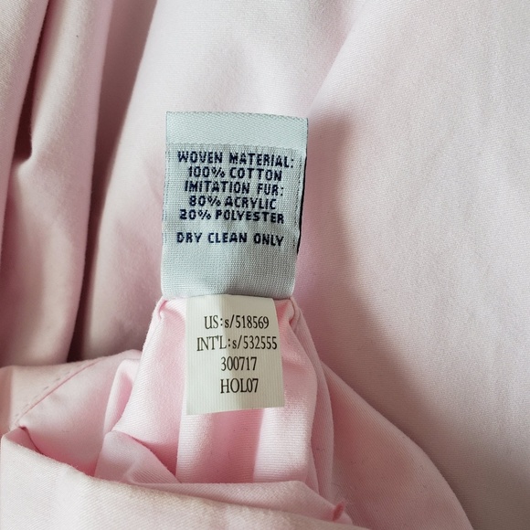 Gap Reversible pink faux fur vest D30 - Picture 5 of 8